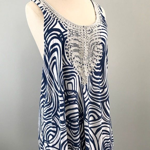 Anthropologie Vanessa Virginia Coriolis Tank Top Large - Picture 2 of 7